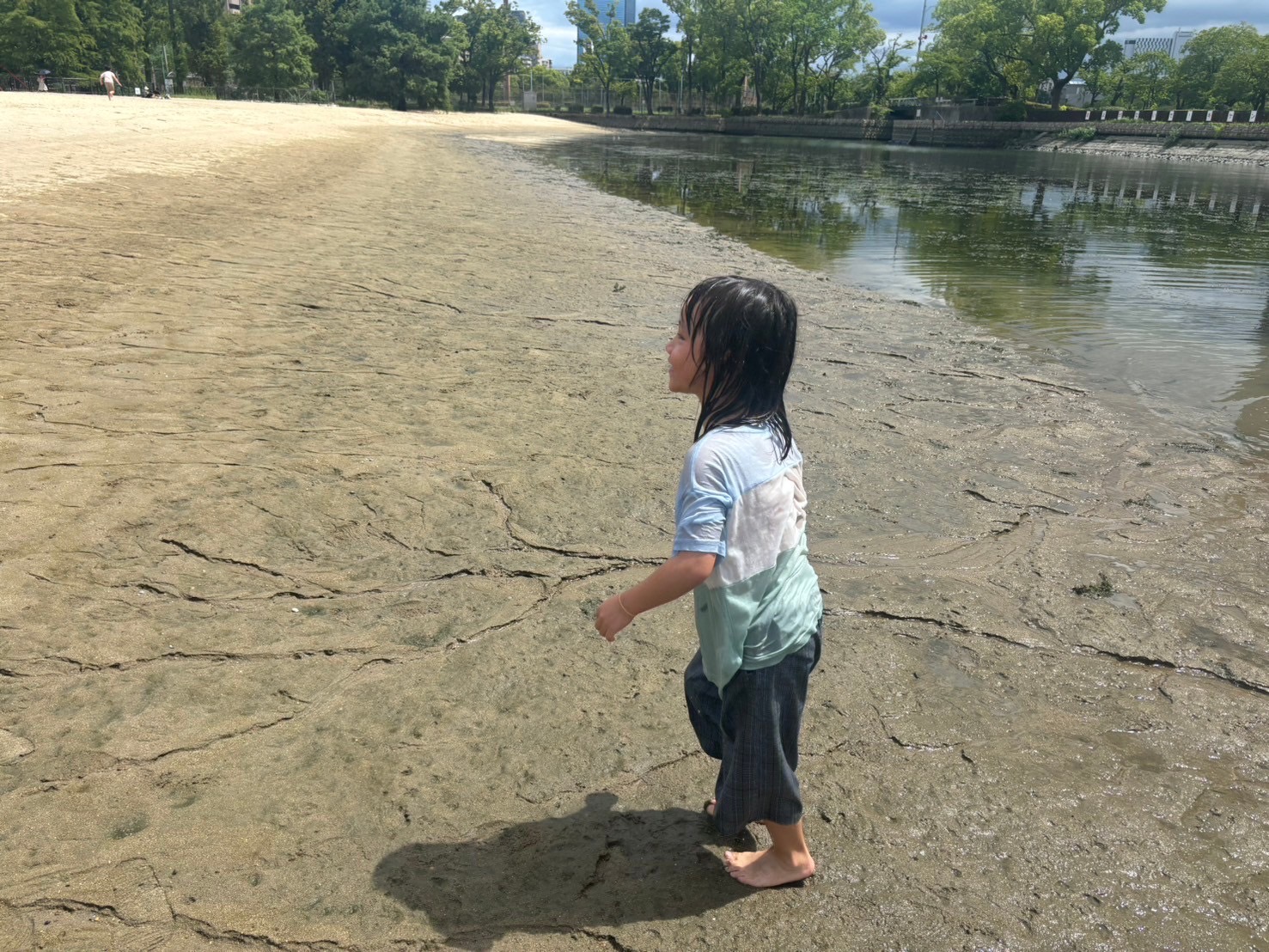 大阪市浪速区の放課後等デイサービスオハナピース大阪日本橋の桜の宮公園、大阪ふれあいの水辺へおでかけ